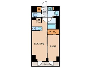 ルフォンプログレ四谷の物件間取画像